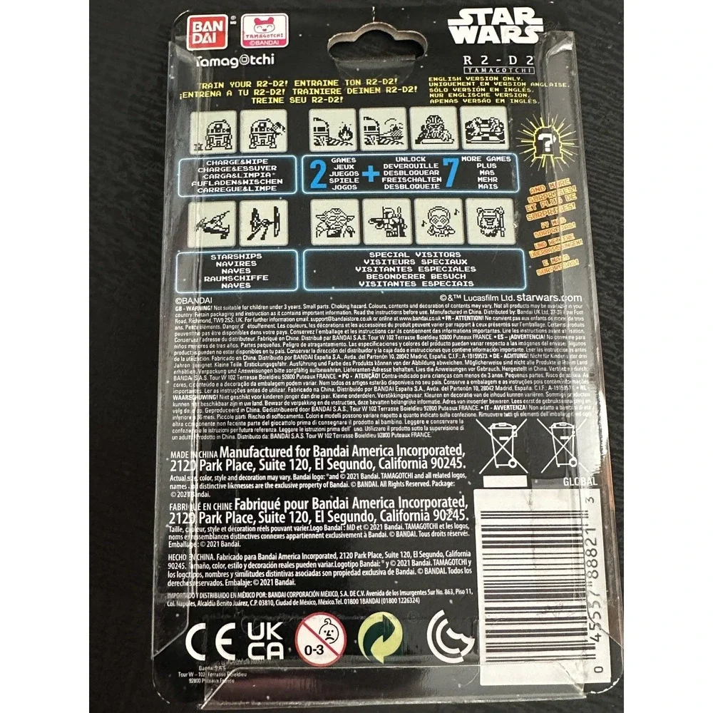 Star Wars: R2-D2 Tamagotchi, Classic Bandi White Digipet NEW 2021 Sealed